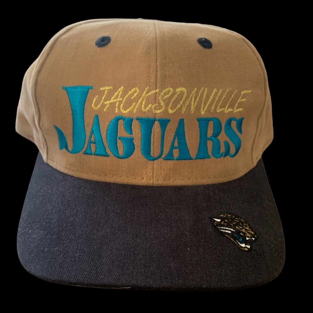 Vintage Beige Jaguars Snap Back
